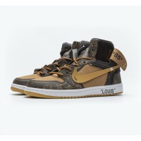 LV x Off-White x Air Jordan 1 コラボカスタム MENS AQ0818-158 プレミアム限定版