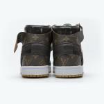 LV x Off-White x Air Jordan 1 Collab Customs MENS AQ0818-158 Premium Limited Edition