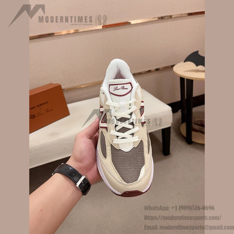 Loro Piana x New Balance 990v6 U990LO6 Raw Cashew Sneakers Made in USA