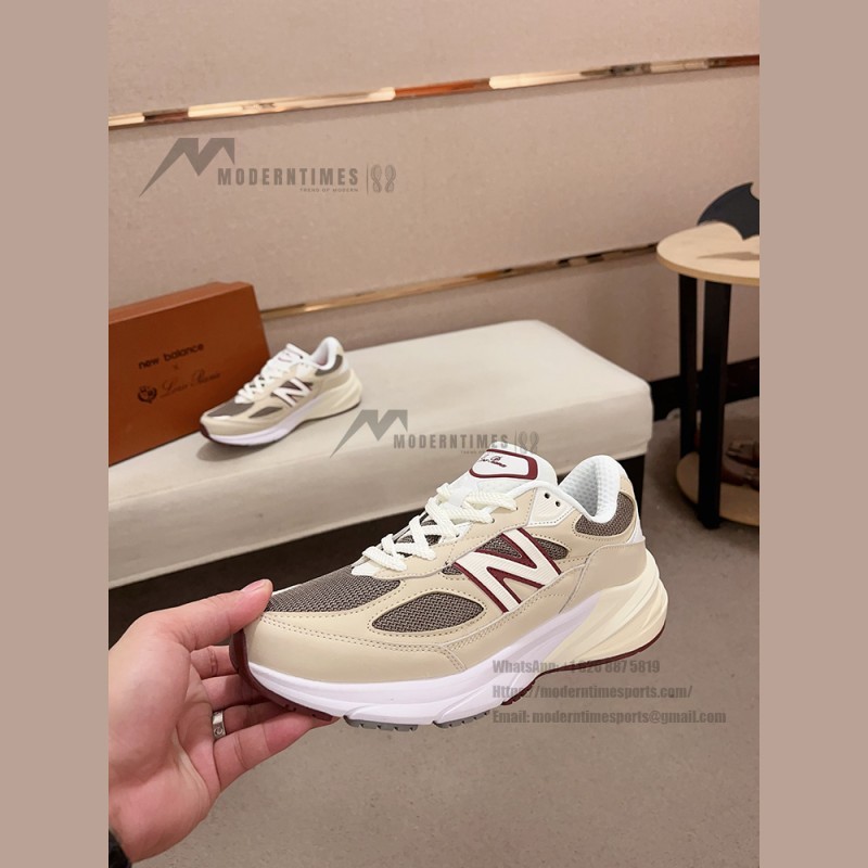 Loro Piana x New Balance 990v6 U990LO6 Raw Cashew Sneakers Made in USA