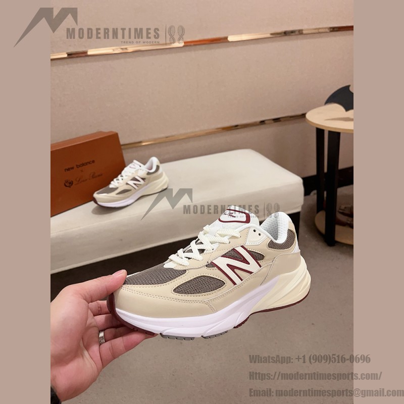 Loro Piana x New Balance 990v6 U990LO6 Raw Cashew Sneakers Made in USA