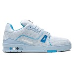 Louis Vuitton LV Trainer "Blue" 1ACRYB Ice Blue Sneakers