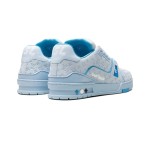 Louis Vuitton LV Trainer "Blue" 1ACRYB Ice Blue Sneakers