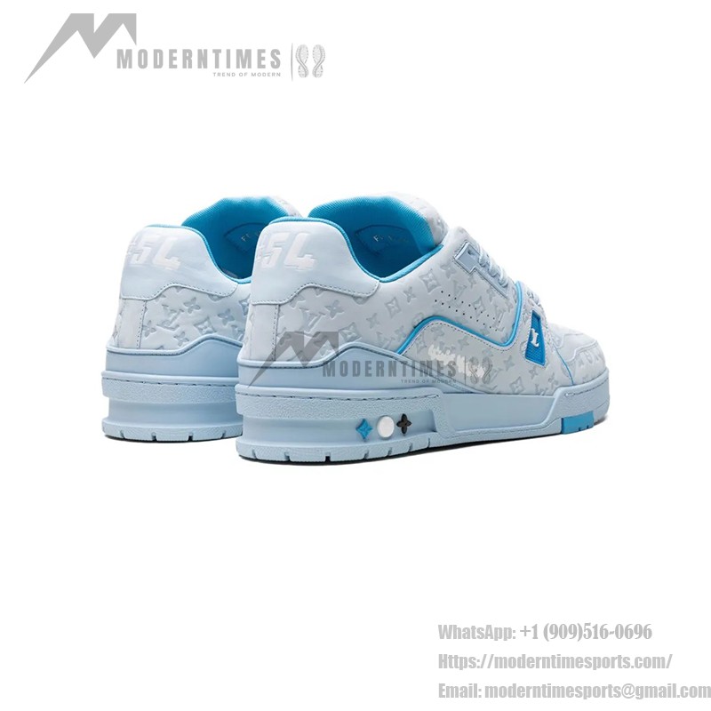 Louis Vuitton LV Trainer "Blue" 1ACRYB Ice Blue Sneakers