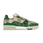 Louis Vuitton LV Trainer Damier 1AC58D Green White Checkered Sneakers