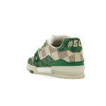 Louis Vuitton LV Trainer Damier 1AC58D Green White Checkered Sneakers