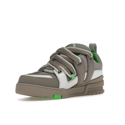 Louis Vuitton LV Skate Sneaker Grey Green 1ABZ4R – High-End Luxury Streetwear, Stylish & Versatile, Lightweight Comfort