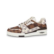 Louis Vuitton LV Trainer Damier Ebene Multi 1AAST3 - Classic Luxury Multi-Color Sneakers, Stylish & Comfortable