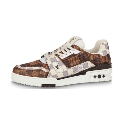 Louis Vuitton LV Trainer Damier Ebene Multi 1AAST3 - Classic Luxury Multi-Color Sneakers, Stylish & Comfortable