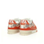 Louis Vuitton LV Trainer Damier White Orange 1AC56P Sneakers