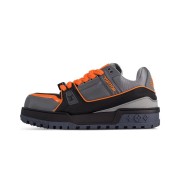 Louis Vuitton LV Trainer Maxi Schwarz Orange 1ACF6I - Limitierte Luxus-Sneaker mit Erhöhter Sohle