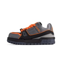 Louis Vuitton LV Trainer Maxi Black Orange 1ACF6I - Limited Edition Luxury Elevated Sneakers