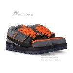 Louis Vuitton LV Trainer Maxi Black Orange 1ACF6I - Luxury Sneakers