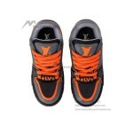 Louis Vuitton LV Trainer Maxi Black Orange 1ACF6I - Luxury Sneakers