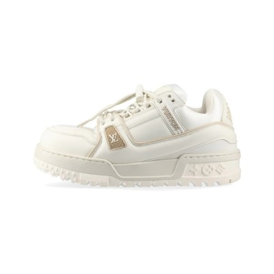 Louis Vuitton LV Trainer Maxi Sneaker White 1ACNY1 - Luxury Chunky Sneakers