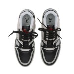 Louis Vuitton LV Trainer Sneaker Low 1A54H5 - Luxury Black Grey Leather Sneakers