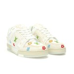 Louis Vuitton LV Trainer Takashi Murakami White 1AHEKG - Limited Edition Embroidered Sneakers