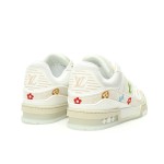 Louis Vuitton LV Trainer Takashi Murakami White 1AHEKG - Limited Edition Embroidered Sneakers