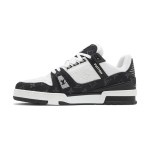 Louis Vuitton LV Trainer White Black 1A9JG9 - Luxury Basketball Sneakers