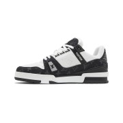 Louis Vuitton LV Trainer White Black 1A9JG9 - Classic Luxury Basketball Sneakers, Stylish & Trendy