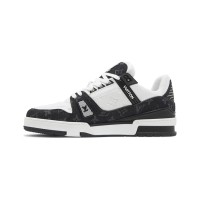 Louis Vuitton LV Trainer White Black 1A9JG9 - Classic Luxury Basketball Sneakers, Stylish & Trendy