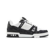 Louis Vuitton LV Trainer White Black 1A9JG9 - Classic Luxury Basketball Sneakers, Stylish & Trendy