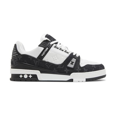 Louis Vuitton LV Trainer White Black 1A9JG9 - Classic Luxury Basketball Sneakers, Stylish & Trendy