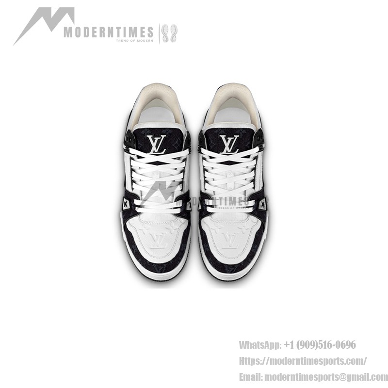 Louis Vuitton LV Trainer White Black 1A9JG9 - Luxury Basketball Sneakers