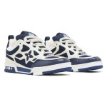 Louis Vuitton Skate Sneaker Marine 1AARRI - Luxury Navy White Mesh Sneakers