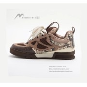 LOUIS VUITTON 1ABMG5 Skate Sneakers Brown – Premium Street Style Luxury Trainers for Men & Women