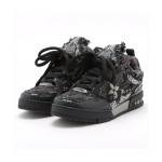 Louis Vuitton Skate Trainer Black Swarovski Monogram 1ABMHV - Limited Edition Crystal-Embellished Sneakers