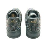 Louis Vuitton Trainer Black Rhinestones 1A815H - Luxus Swarovski Kristall Sneakers