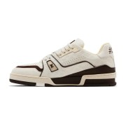 Louis Vuitton Trainer Weiß Mokka 1ACR5I - Limitierte Luxus-Monogramm-Sneaker