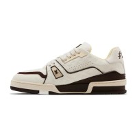 Louis Vuitton Trainer Weiß Mokka 1ACR5I - Limitierte Luxus-Monogramm-Sneaker