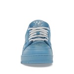 Louis Vuitton Trainer All Blue Embossing 1AARFG - Luxury Monochrome Sneakers