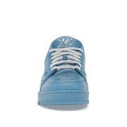 Louis Vuitton Trainer All Blue Embossing 1AARFG - Premium Monochrome Luxury Sneakers