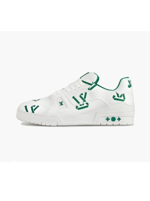 Louis Vuitton LV Trainer Green 1AAGXF - Limited Edition Luxury Iconic Sneakers