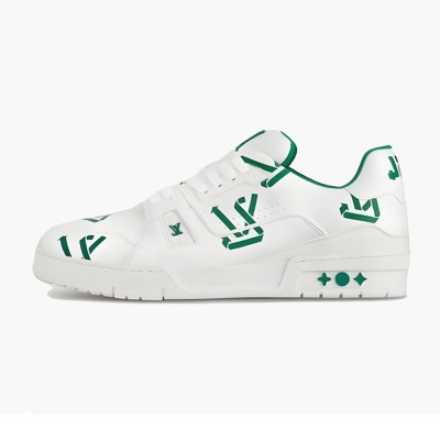 Louis Vuitton LV Trainer Green 1AAGXF - Limited Edition Luxury Iconic Sneakers