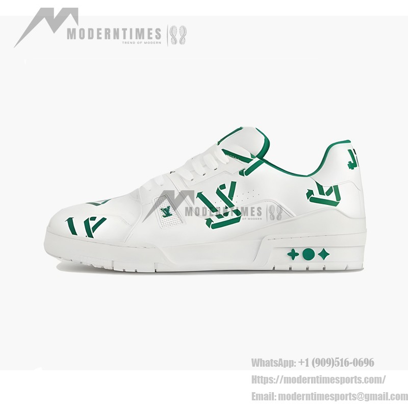 Louis Vuitton LV Trainer Green 1AAGXF - Limited Edition Luxury Sneakers with Iconic Green LV Monogram