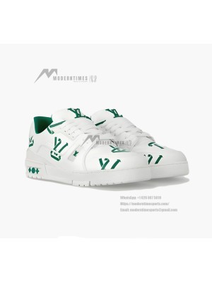 Louis Vuitton LV Trainer Green 1AAGXF - Limited Edition Luxury Iconic Sneakers
