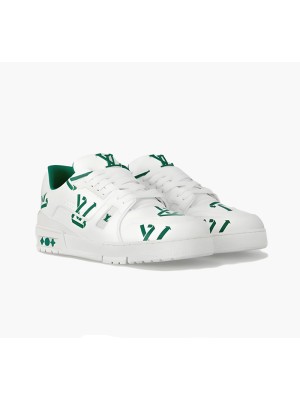 Louis Vuitton LV Trainer Green 1AAGXF - Limited Edition Luxury Iconic Sneakers