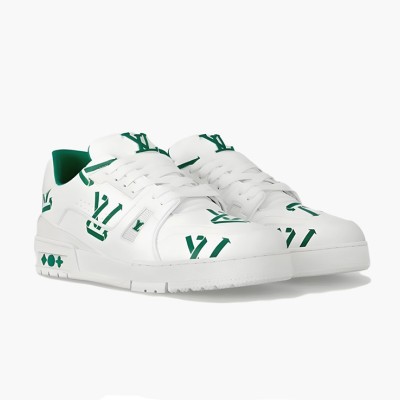 Louis Vuitton LV Trainer Green 1AAGXF - Limited Edition Luxury Iconic Sneakers