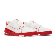 Louis Vuitton Trainer Low Weiß Rot Zwischensohle 1ABFBE - Luxuriöse Designer-Sneaker