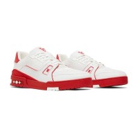 Louis Vuitton Trainer Low White Red Midsole 1ABFBE - Luxury Designer Sneakers