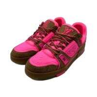 Louis Vuitton Trainer Pink Braun 1A8Z5A - Limitierte Neon-Monogramm-Sneaker