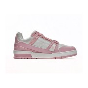 Louis Vuitton LV Trainer Low 1AGZCT Rose Pink Sneakers – Classic Luxury, Elegant & Versatile