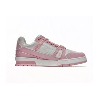 Louis Vuitton LV Trainer Low 1AGZCT Rose Pink Sneakers – Classic Luxury, Elegant & Versatile