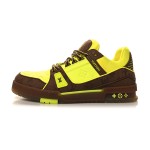 Louis Vuitton Trainer Yellow Brown 1A8Z6E - High-End Fashion Sneakers