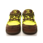 Louis Vuitton Trainer Yellow Brown 1A8Z6E - High-End Fashion Sneakers