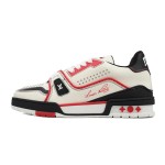 Louis Vuitton Trainer Weiß Rot Schwarz 1AD7JM - Designer-Sneaker